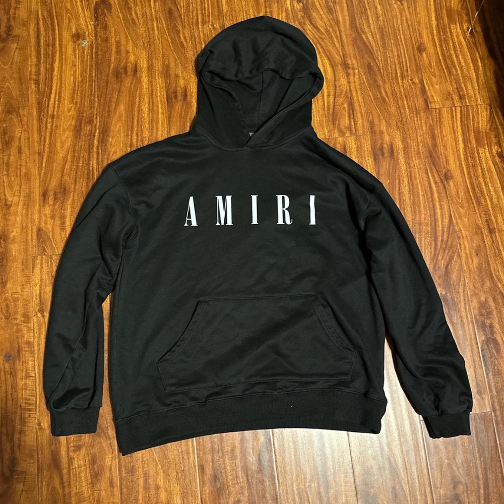AMIRI Black Sweatshirt Classic Crewneck Design